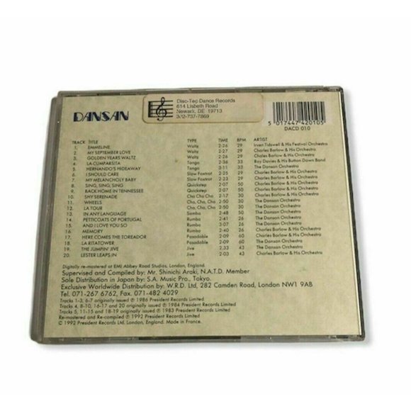 The Best of the Dansan Years Vol 10 Charles Barlow - Picture 2 of 3